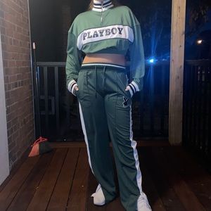 Playboy tracksuit set sold together in size US 6